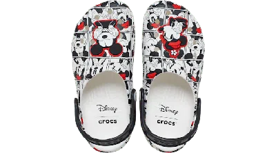 Crocs Mickey And Minnie Classic Clog In Multi