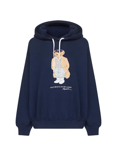 Polo Ralph Lauren Navy Blue Polo Bear Hoodie