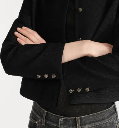 Dior Cropped Jacket In Black