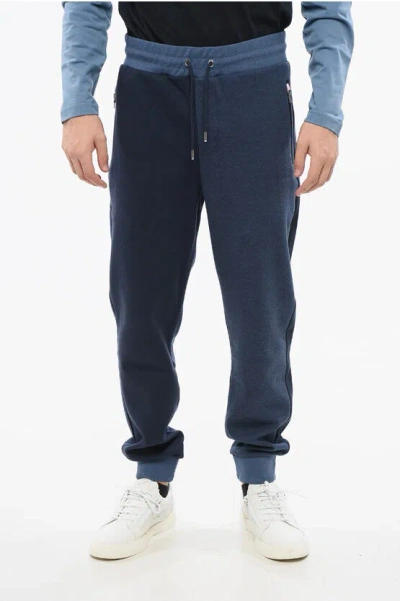 Eden Park Two-tone 3 Pockets Terrain Joggers In Blue