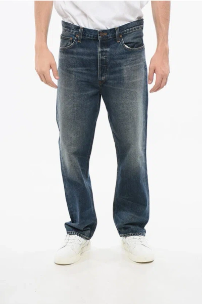 Agolde Blue Washed Jeans In Regenerated Denim In Blue