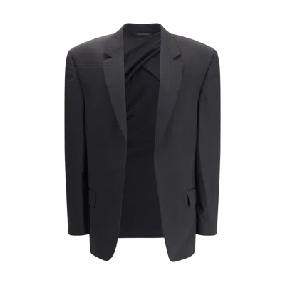 Balenciaga Hybrid Tailored Jacket Clothing In Black