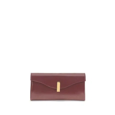 Giuseppe Zanotti Flutie Leather Clutch Bag In Brown