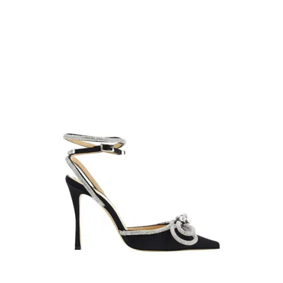 Mach&mach Pointed Knot High-heeled Shoes In Black