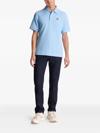 Fusalp Gerlo Short-sleeve Polo Shirt In Blue