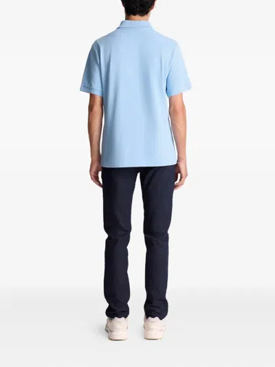 Fusalp Gerlo Short-sleeve Polo Shirt In Blue