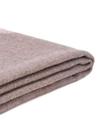 佩斯理图案流苏边毯子