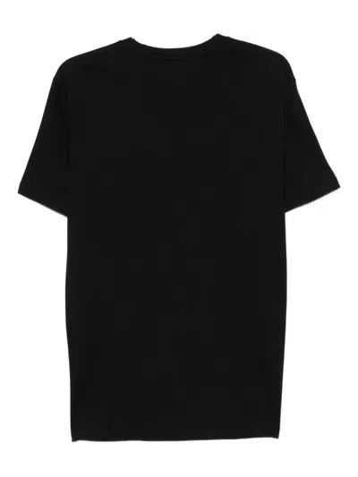 Paul & Shark Basic Crew Neck T-shirt In Black