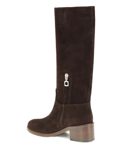 Carel Paris Brighton Boots In Brown