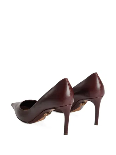 Dolce & Gabbana 80mm Devotion Leather Pumps In Animal Print