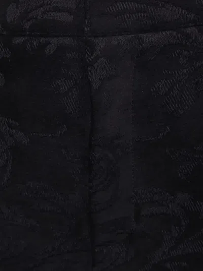 Chloé Damask-pattern Trousers In Black