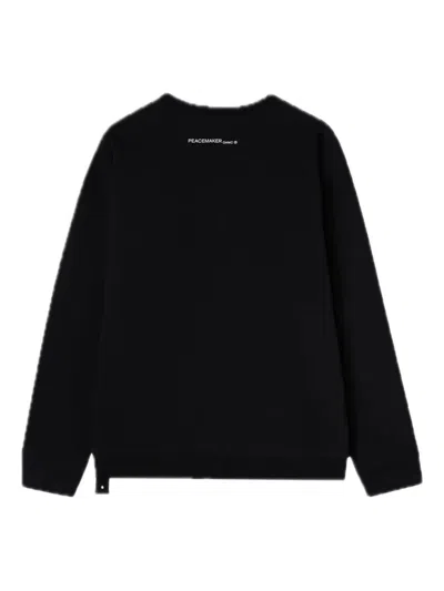 Peacemaker Oamc Graphic-print Crewneck Sweatshirt In Black
