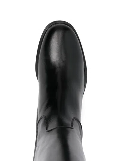 Nero Giardini Leather Logo-detail Boots In Multi