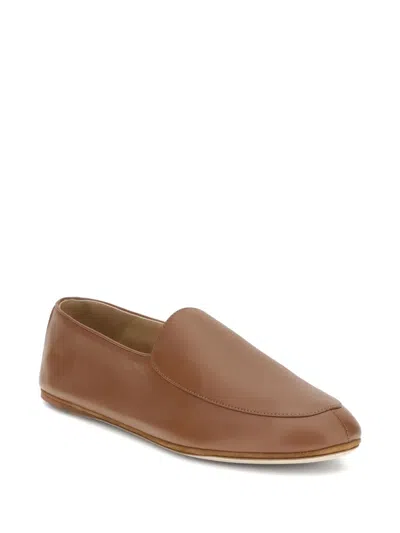 Loro Piana Women Anton Walk Leathr Loafers In Brown