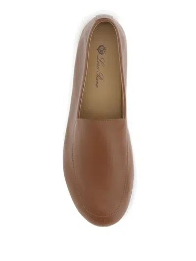 Loro Piana Women Anton Walk Leathr Loafers In Brown