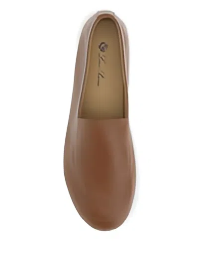 Loro Piana Women Anton Walk Leathr Loafers In Brown
