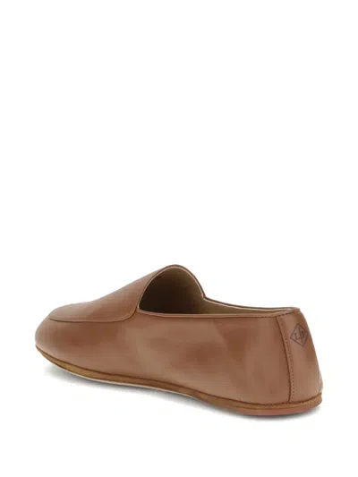 Loro Piana Women Anton Walk Leathr Loafers In Brown
