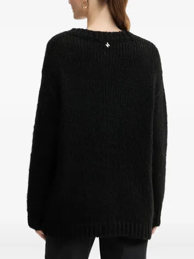 Silvian Heach Buttoned-front Cardigan In Black
