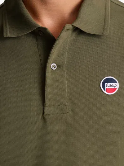 Fusalp Elbin Short-sleeve Polo Shirt In Green