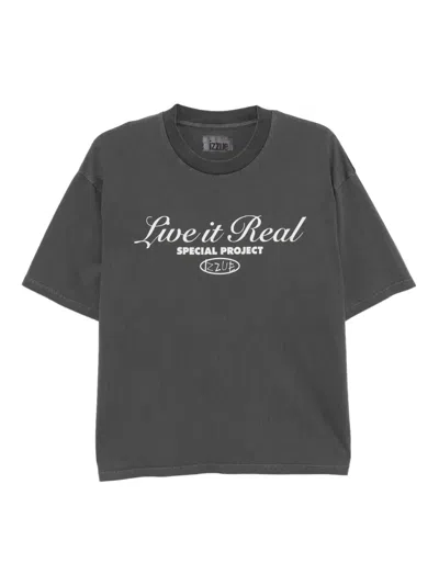 Izzue Logo-printed T-shirt In Gray