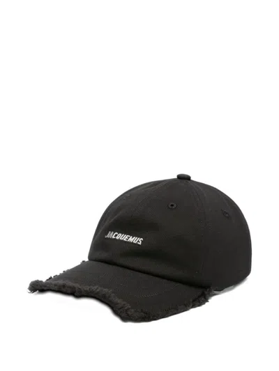 Jacquemus La Casquette Artichaut Baseball Cap In Black