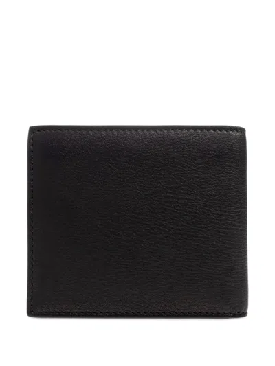 Dsquared2 Embossed Logo Leather Wallet In Black