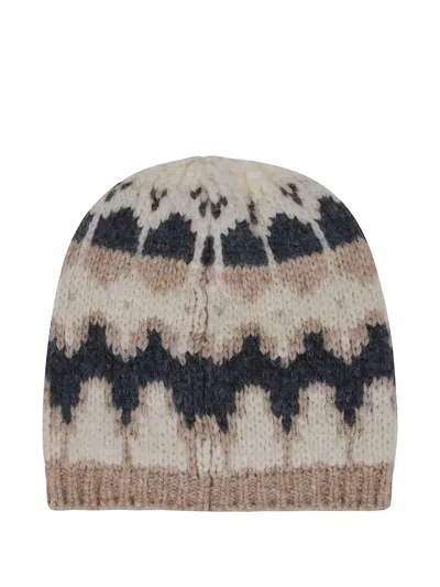 Eleventy Fair-isle-patterned Beanie In Multi