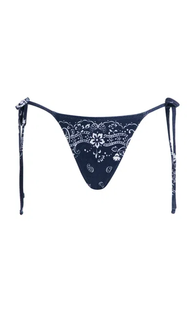 Tropic Of C Equator Triangle Bikini Top In Blue