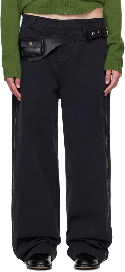 Still Kelly Black Workwear Trousers