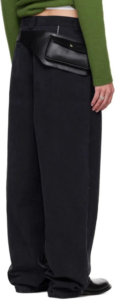 Still Kelly Black Workwear Trousers