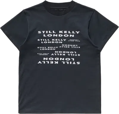 Still Kelly Black 'sk London' Baby T-shirt