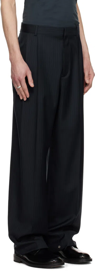 Still Kelly Navy Tailored Trousers