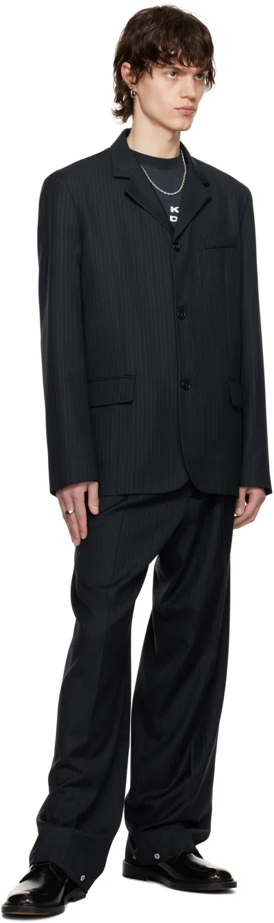 Still Kelly Navy Tailored Trousers