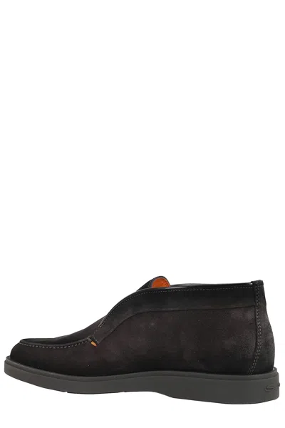 Santoni Ankle Boots In Gray