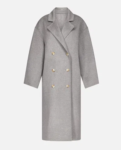Loulou Studio Loulou De Saison Coat In Gray