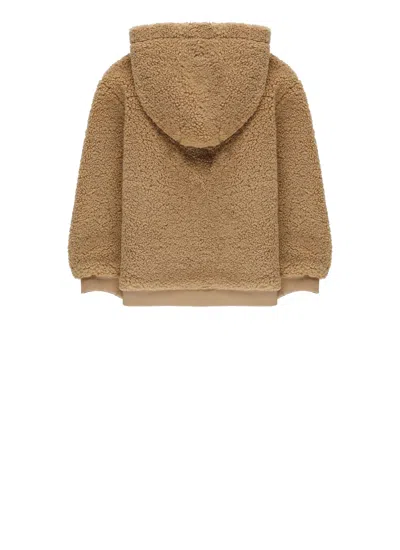 Moschino Boucle Sweatshirt In Brown