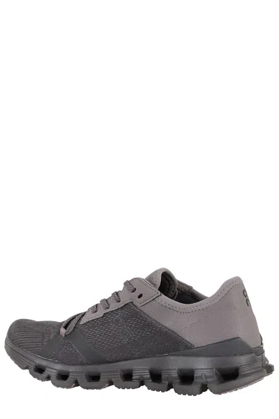 On Womens Eclipse Pebble F Cloud X 4 Ad Woven Trainers In Gray