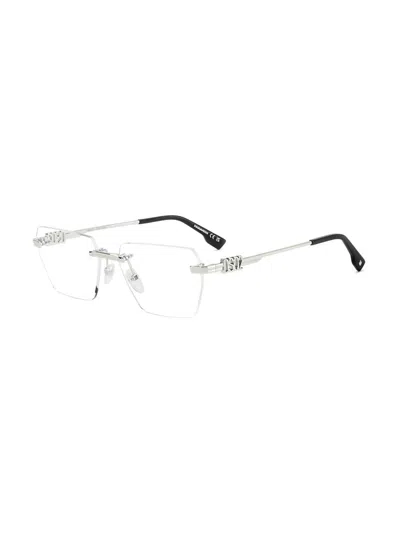 Dsquared2 D2 0102 Eyewear In Metallic