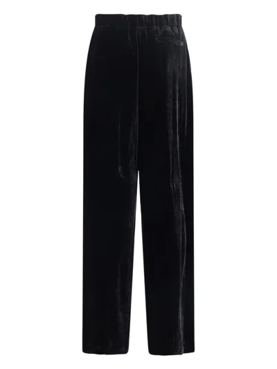 Golden Goose Straight Trousers In Black