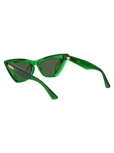 Bottega Veneta Womens Green Bv1101s Cat-eye Acetate Sunglasses In Green