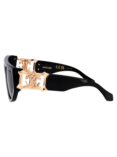 Roberto Cavalli Src063 Sunglasses In Black