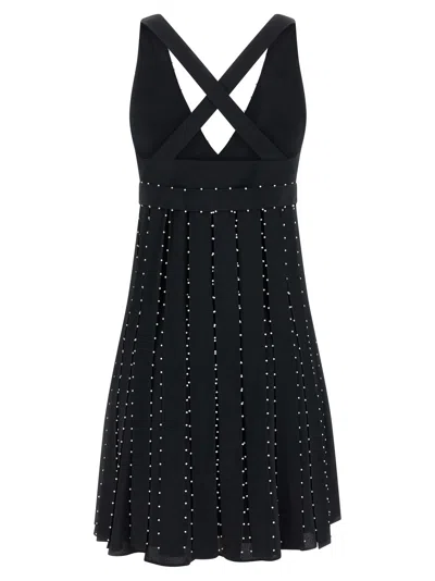 Giovanni Bedin Pearl Dress In Black