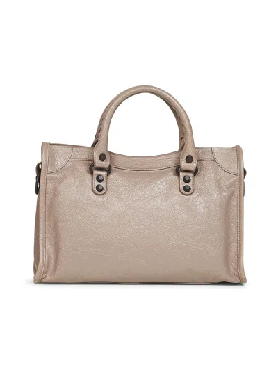 Balenciaga Sesame Le City Small Handbag In Multi