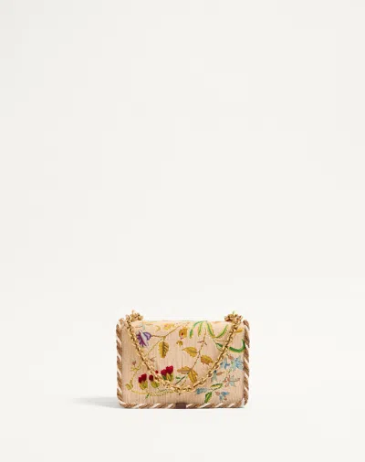 Valentino Garavani Vain Small Embroidered Shoulder Bag Woman Multicolour Uni