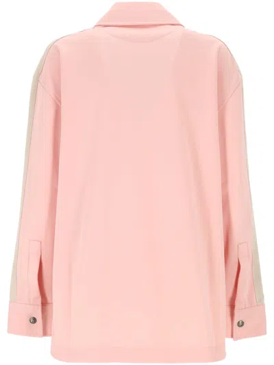 Palm Angels Classic Logo Tonal Track Shirt In Multi