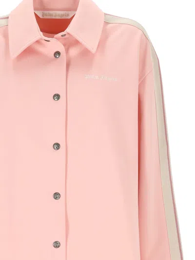Palm Angels Classic Logo Tonal Track Shirt In Multi