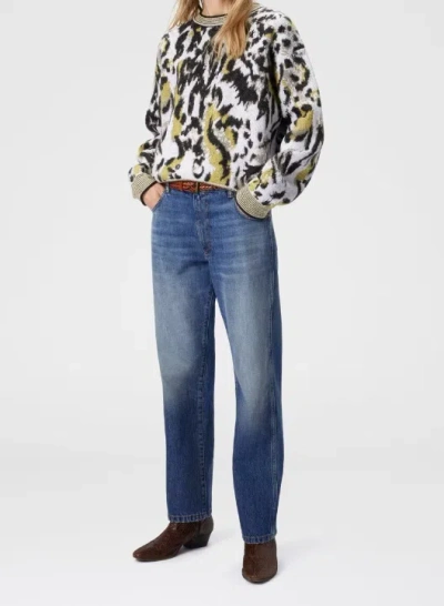 Missoni Abstract Design Knit Sweater In White