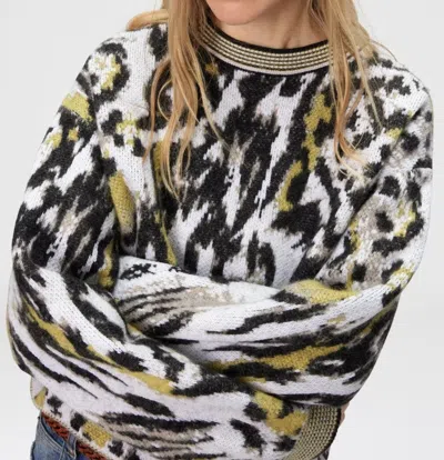 Missoni Abstract Design Knit Sweater In White