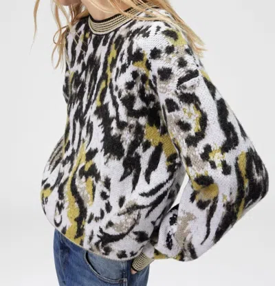 Missoni Abstract Design Knit Sweater In White