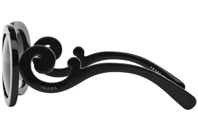 Prada Logo Gradient Sunglasses In Black